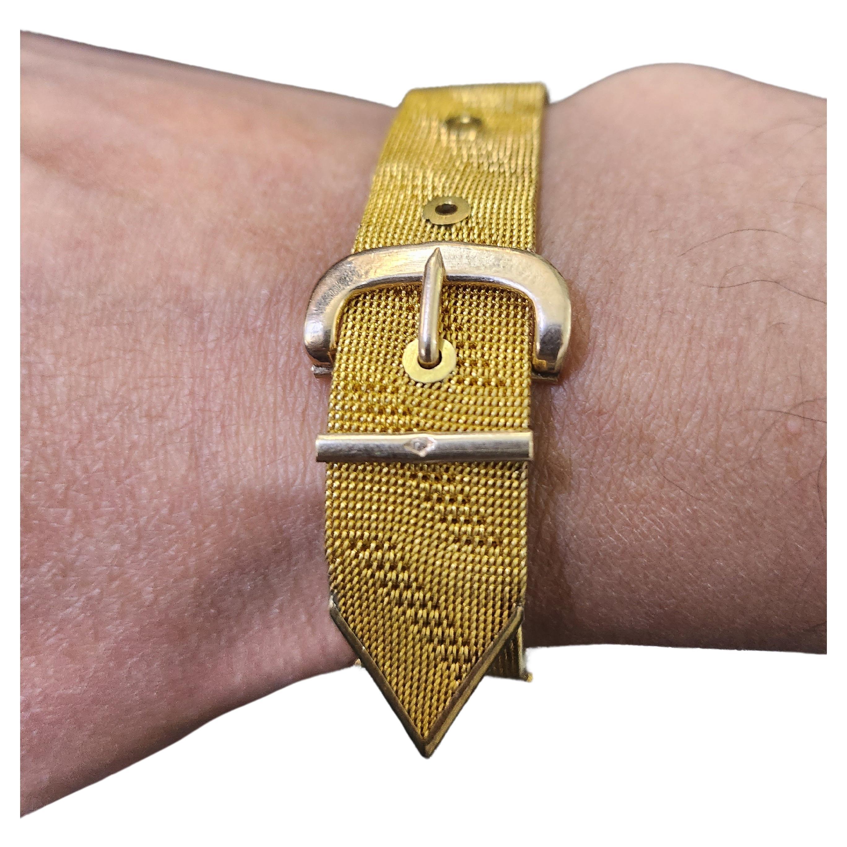 Bracelet russe ancien en or Bon état - En vente à Cairo, EG