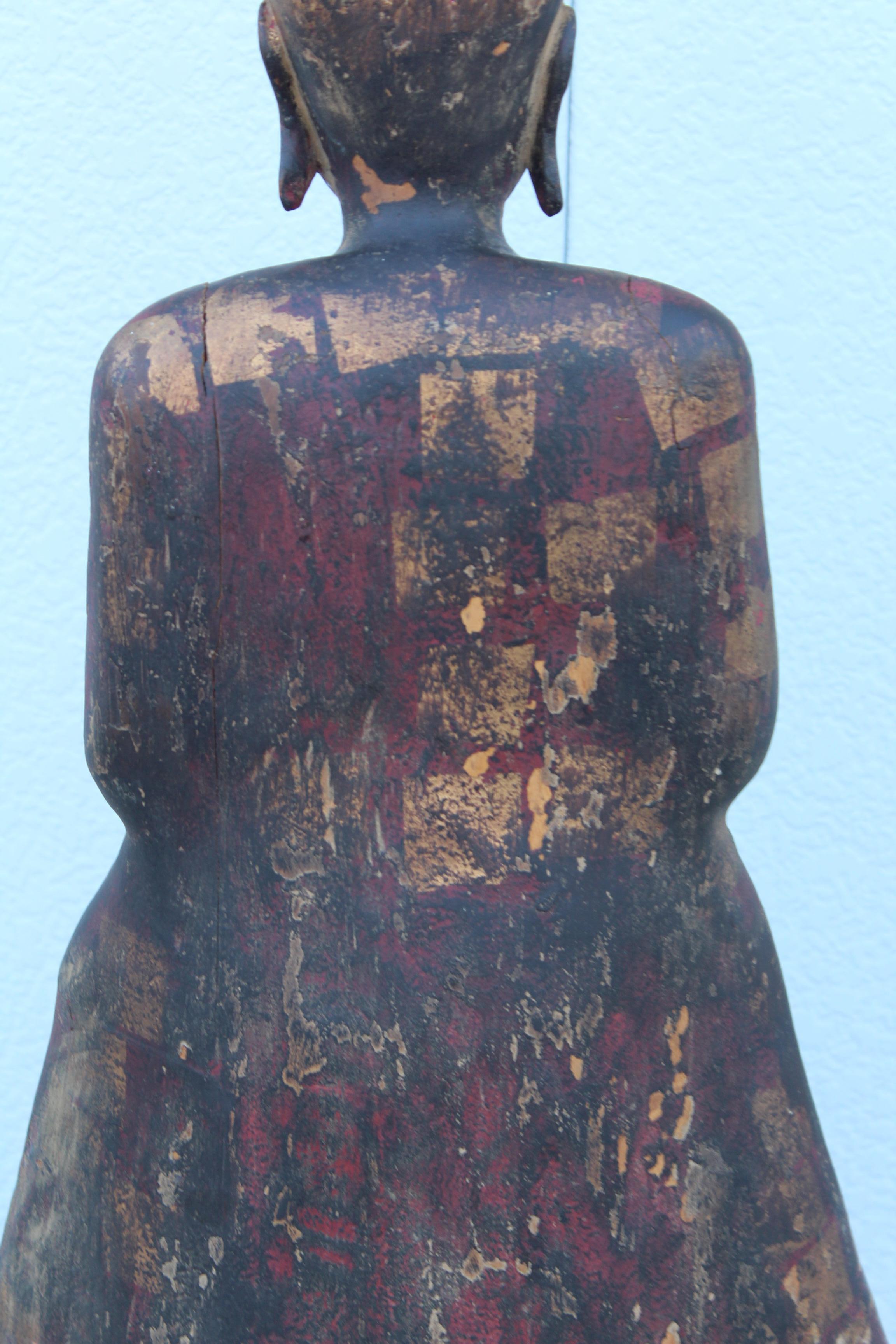 Antique Buddha Standing Sculpture For Sale 8