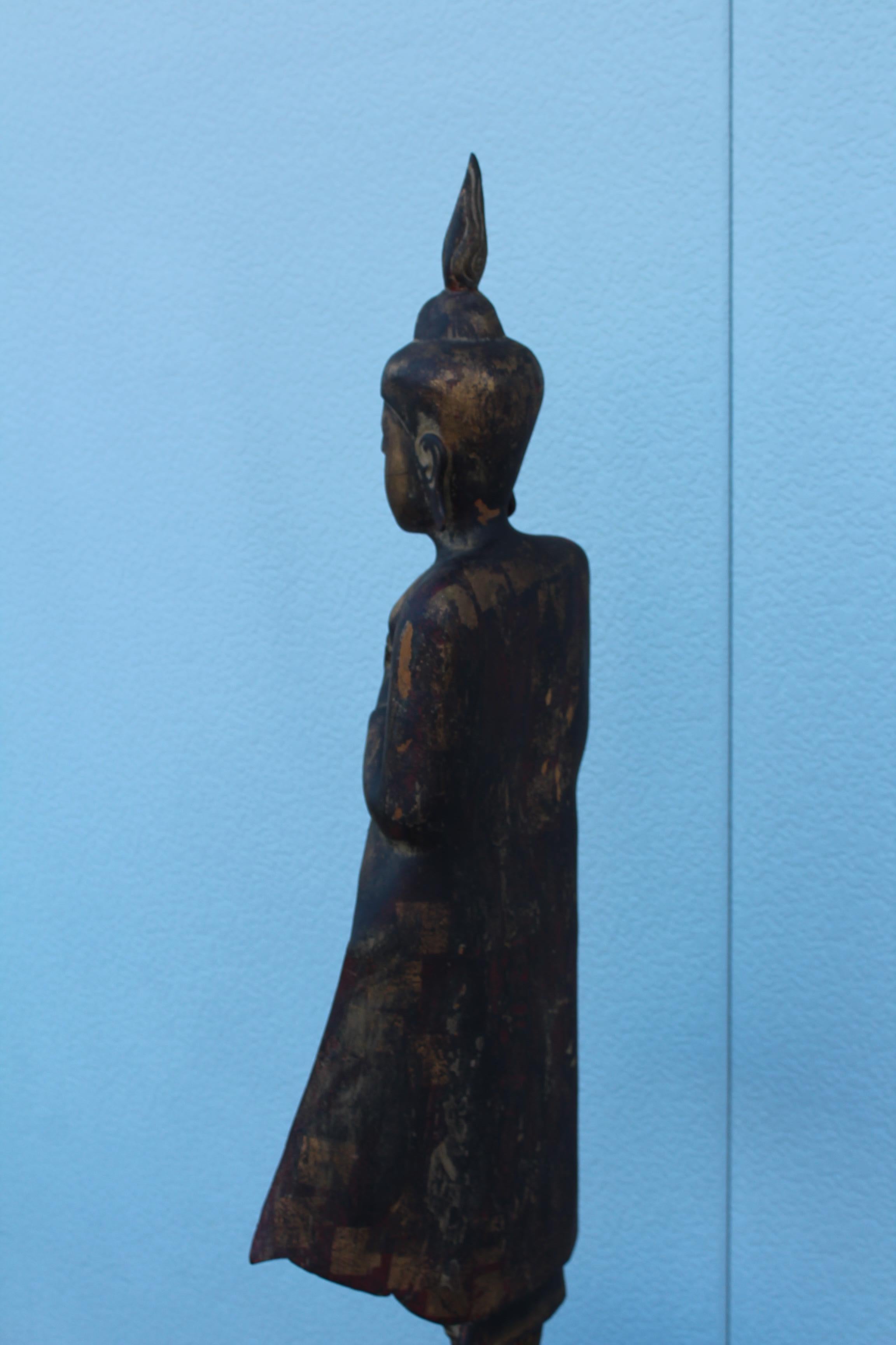 Antique Buddha Standing Sculpture For Sale 9