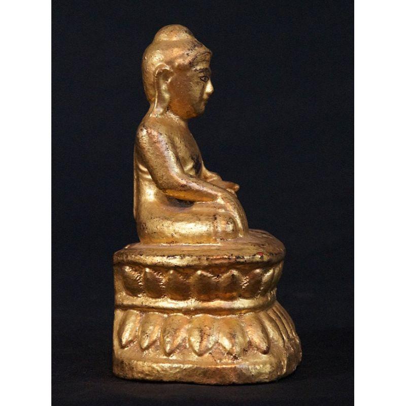 19th Century Antique Buddha Statue from Burma For Sale