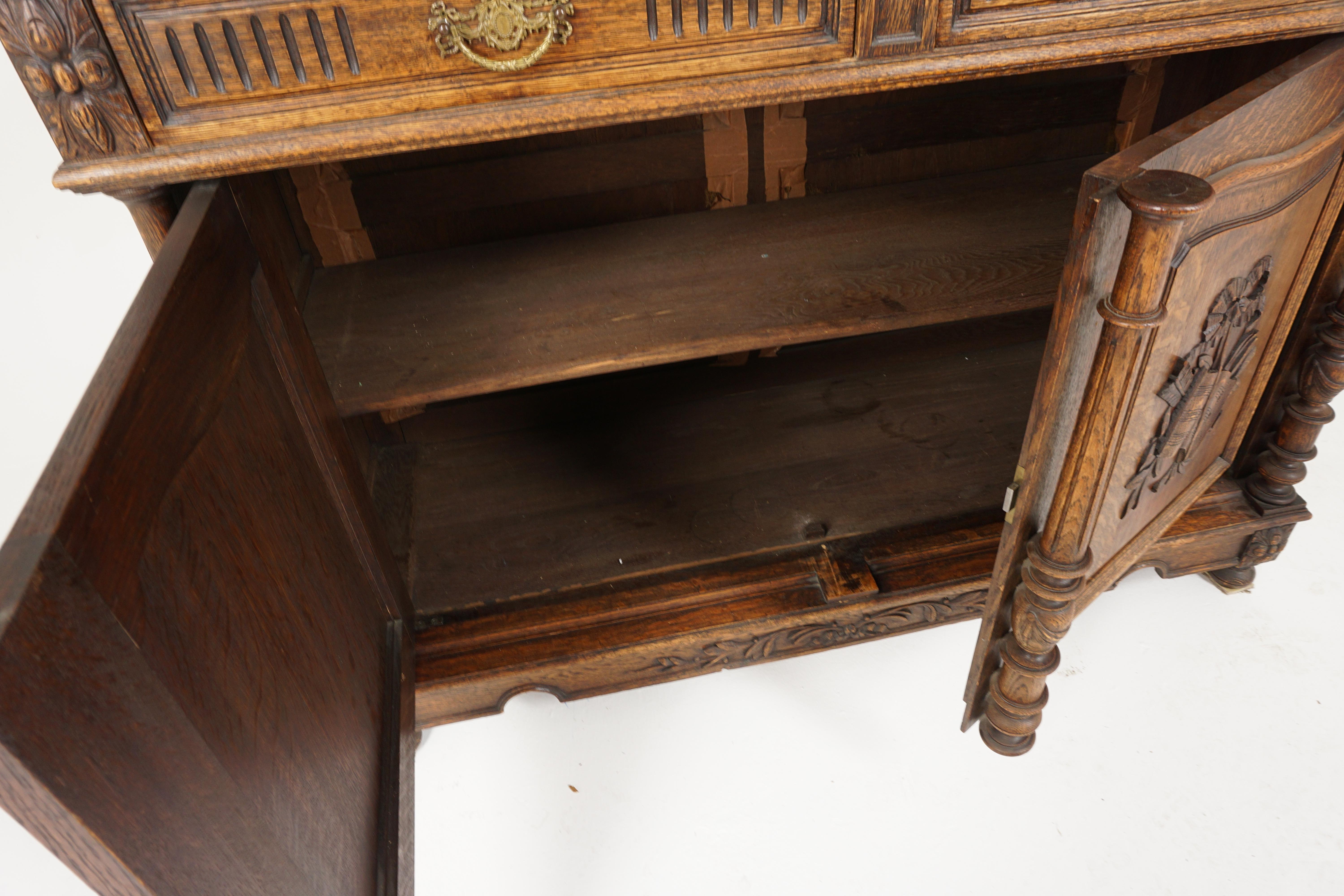 antique buffet and hutch