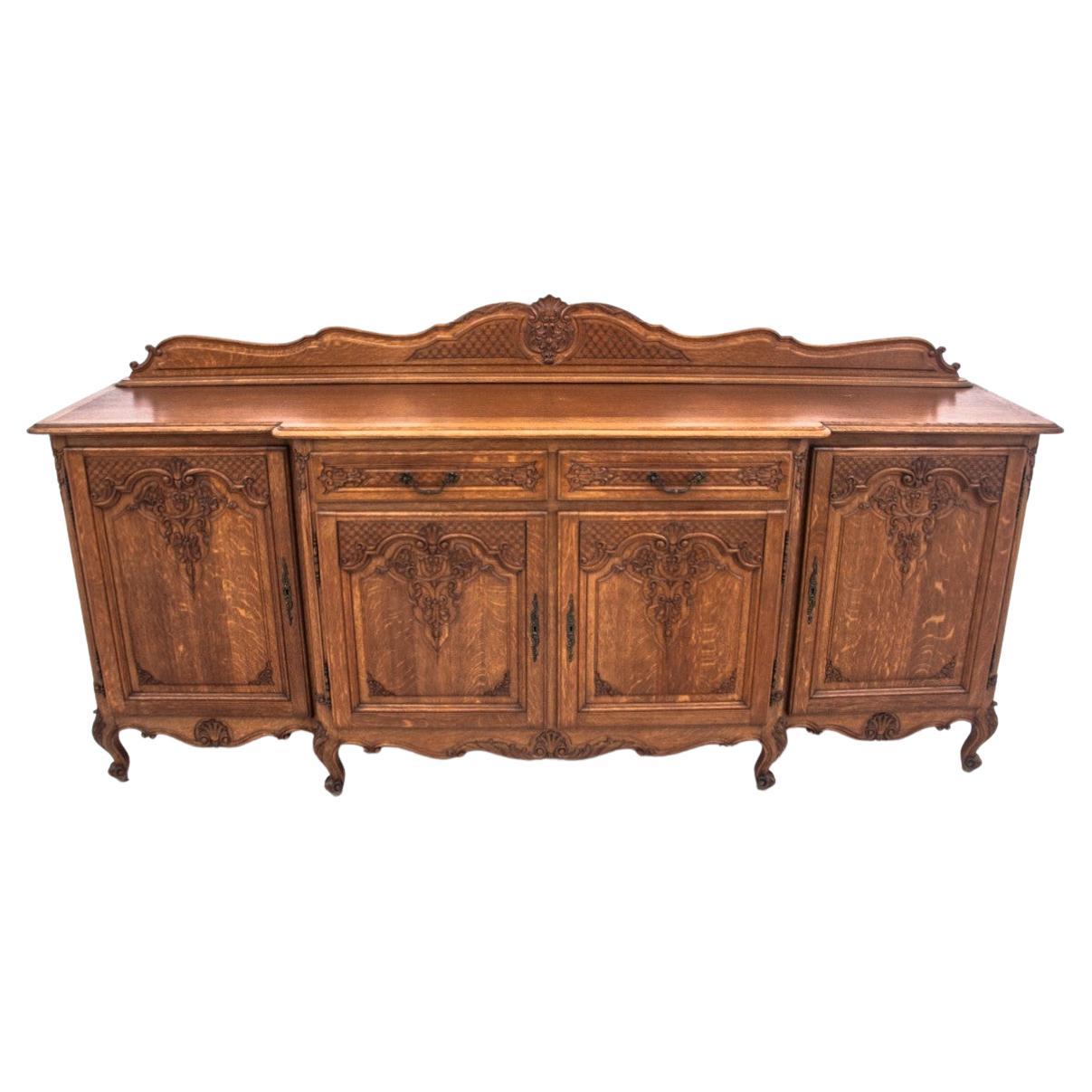 Antique Buffet Sideboard, Western Europe, Around 1930