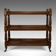 Antique Buffet Trolley, English, Mahogany, Side Table, Server, William IV, 1830