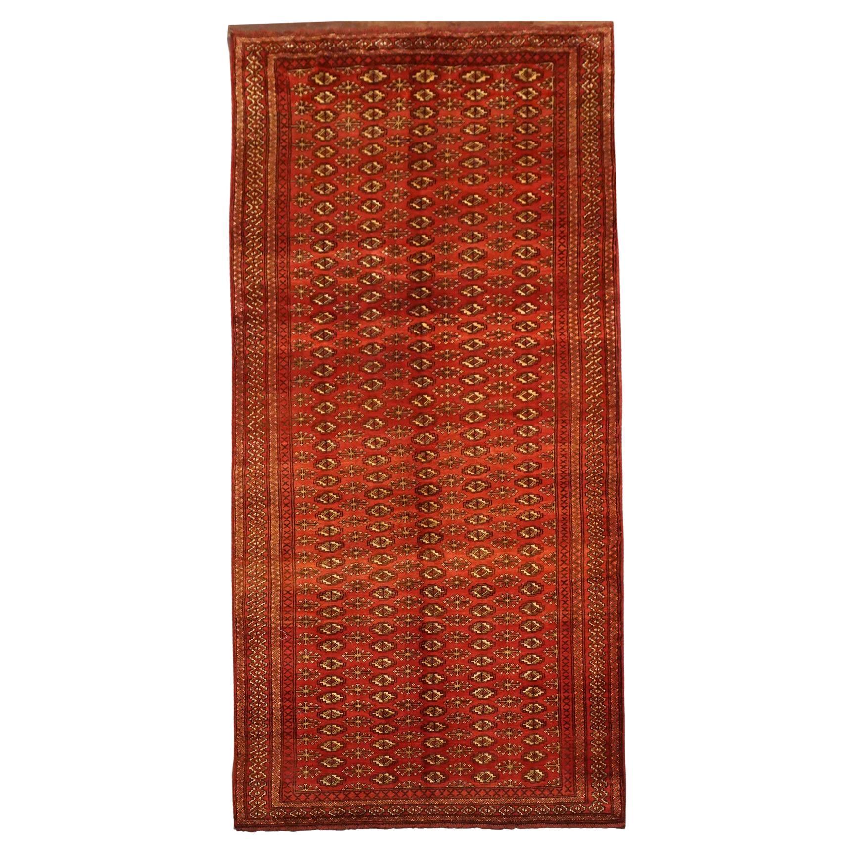 Vintage Turkoman Bukhara Rug, circa 1970 For Sale at 1stDibs