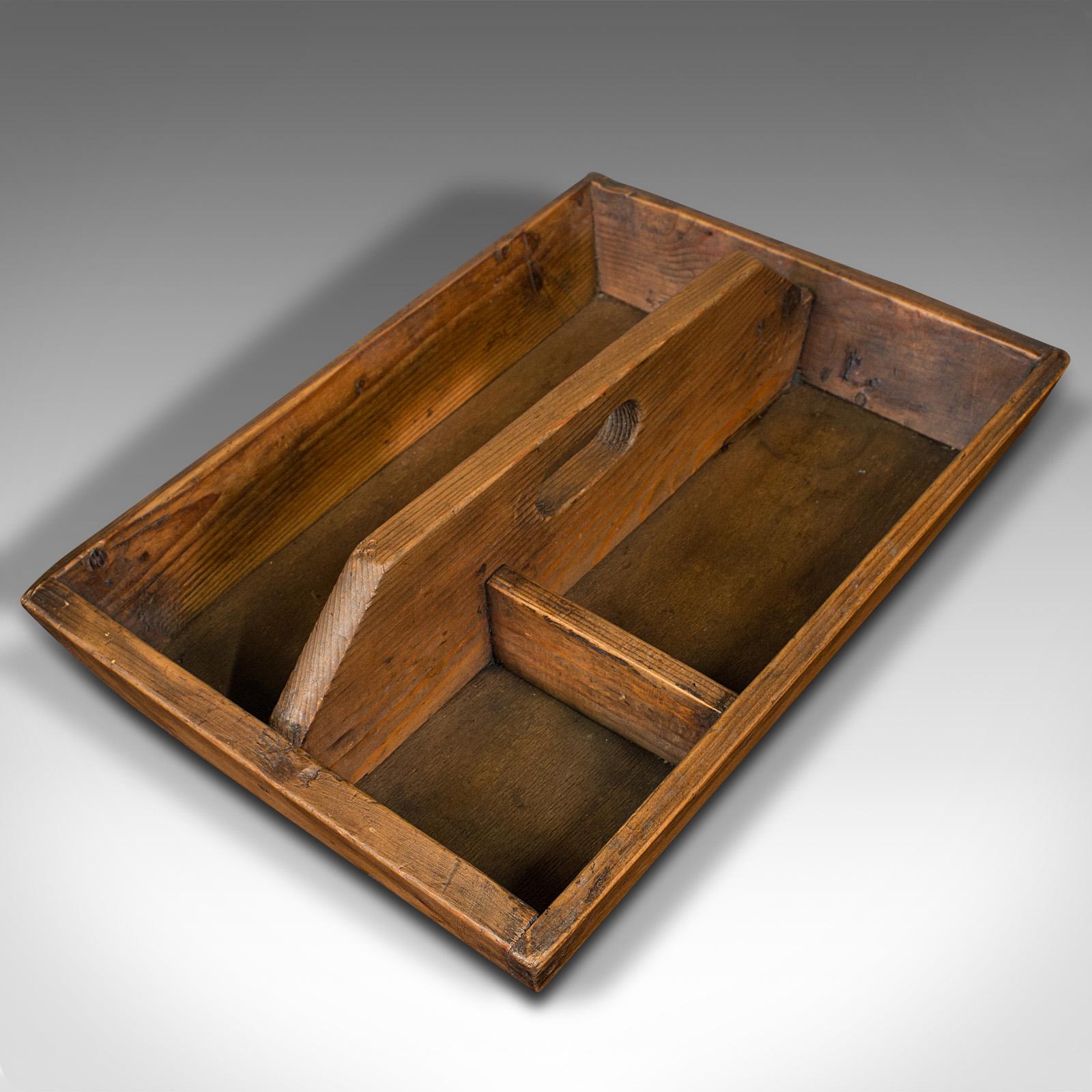 Antique Bulb Planter's Trug, English, Pine, Gardening Basket, Victorian, C.1890 3