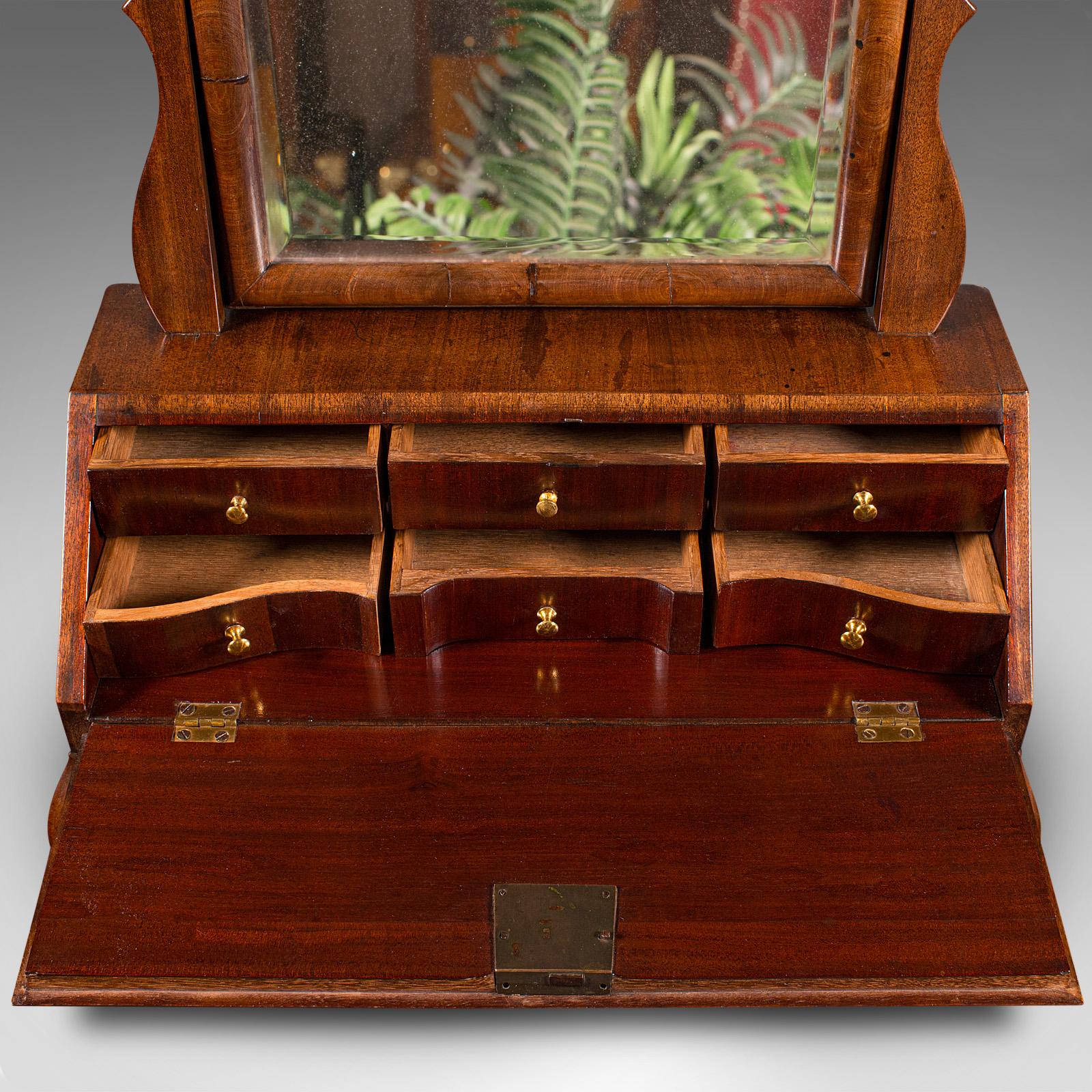 Antique Bureau Mirror, Inglés, Tocador, Boudoir, Georgiano, Circa 1800 en venta 5
