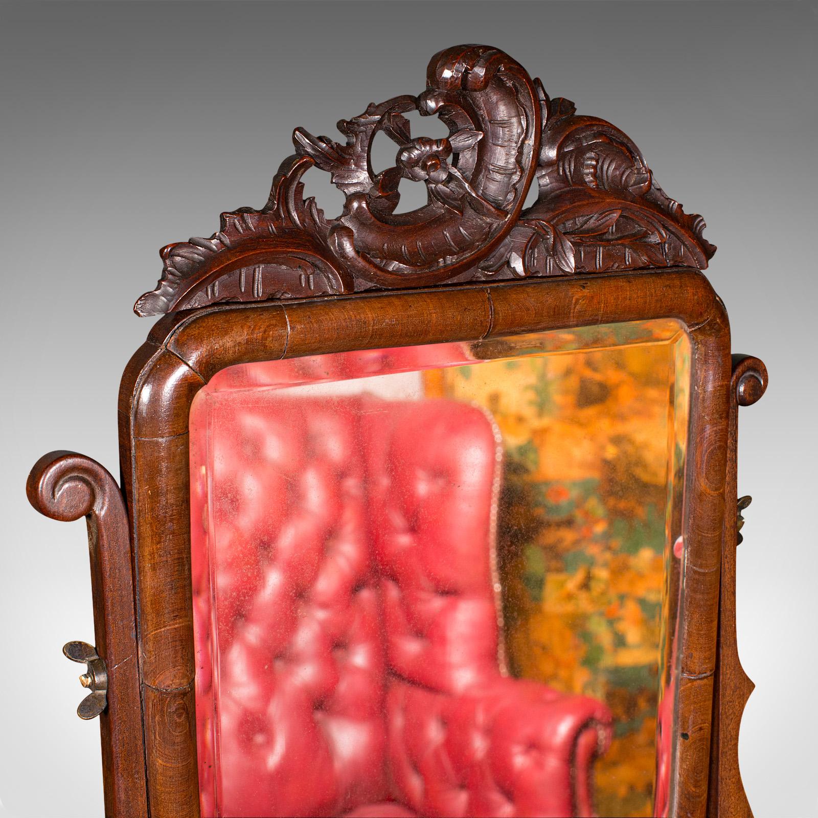 Antique Bureau Mirror, Inglés, Tocador, Boudoir, Georgiano, Circa 1800 en venta 3