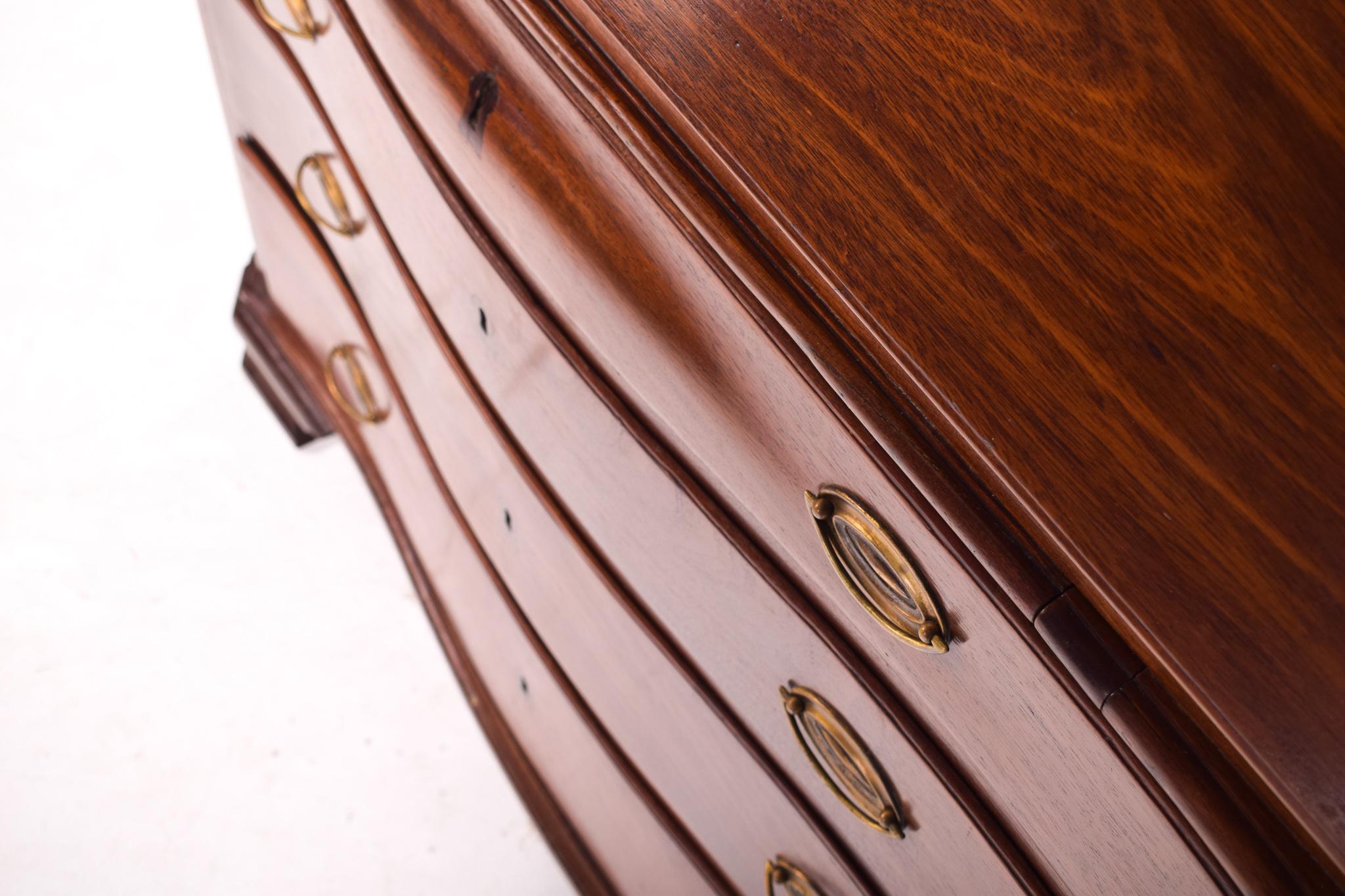 Portuguese Antique Bureau Writing Desk, D. Maria Style, Vinhático Wood