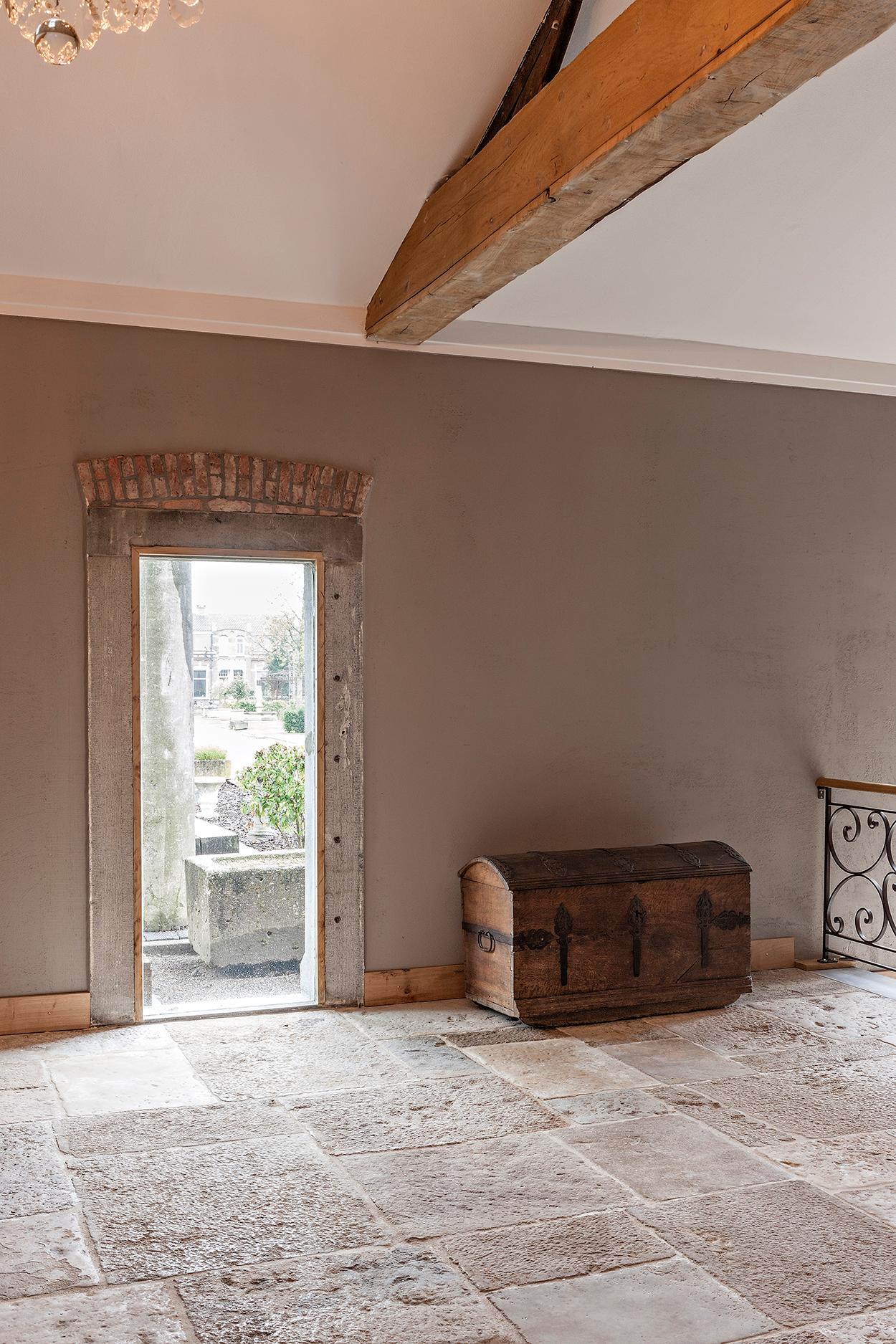 antique french limestone flooring