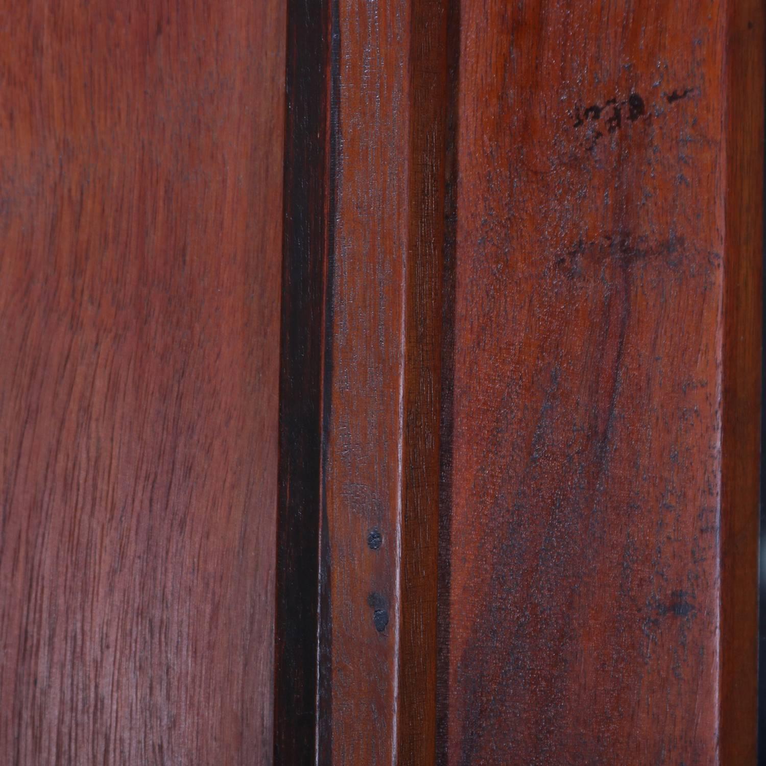 Antique Burl Walnut Step-Back Enclosed Bookcase, circa 1890 4