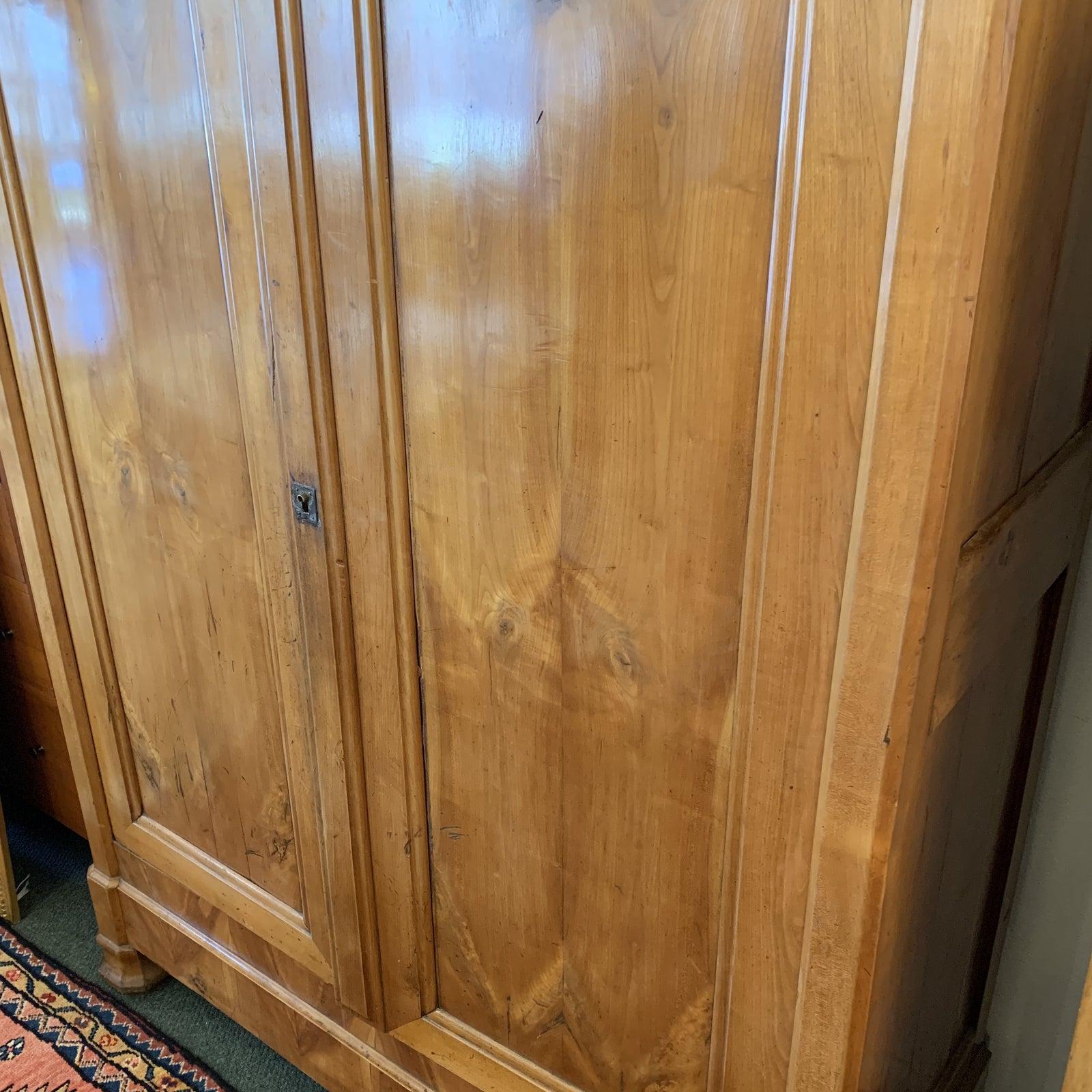 Antique Burled Armoire 1