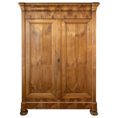 Antique Burled Armoire