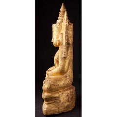 Antique Burmese Ava Buddha Statue from Burma