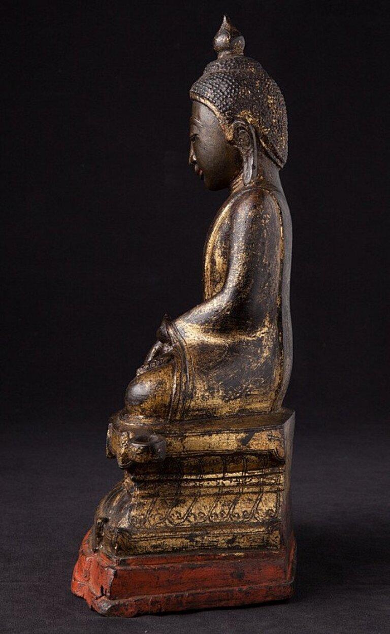 Antique Burmese Ava Buddha statue from Burma  Original Buddhas In Good Condition In DEVENTER, NL