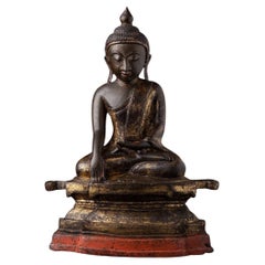 Ancienne statue de Bouddha Ava birman de Birmanie  Les bouddhas originaux