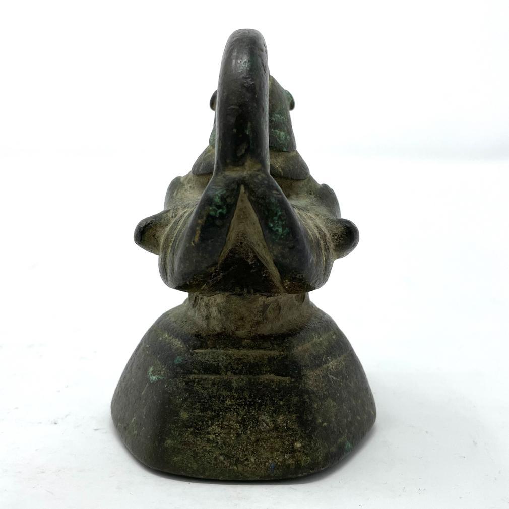 Antique Burmese Bronze Market Weight, Hintha, 1 Viss In Good Condition For Sale In Point Richmond, CA