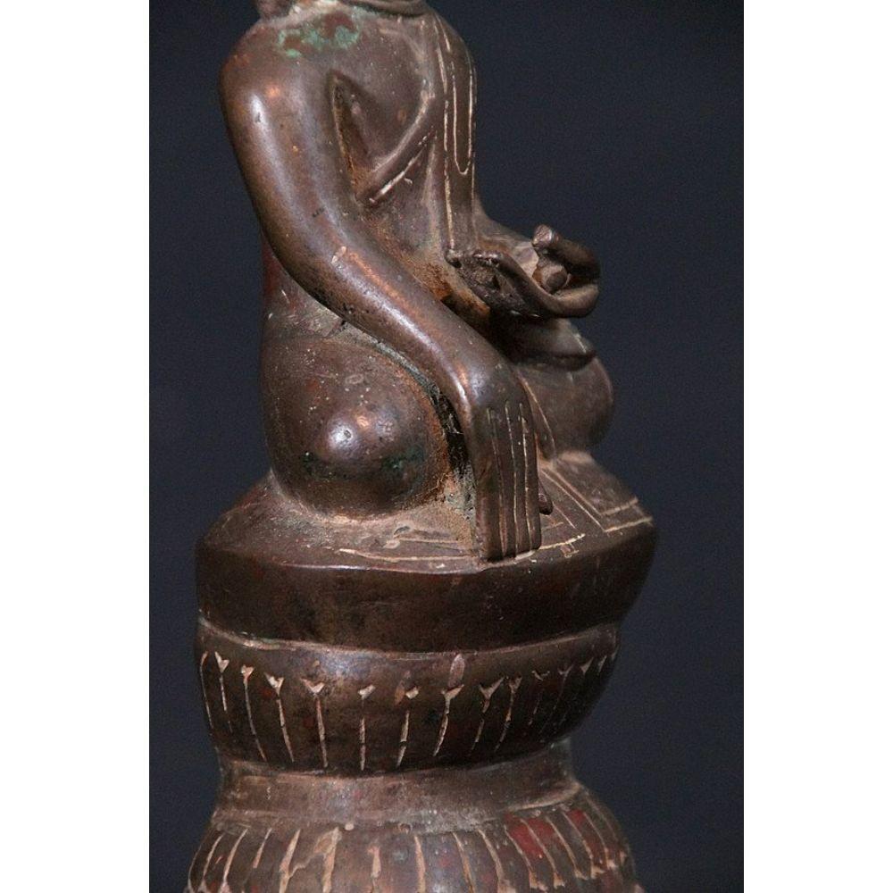 Antique Burmese Buddha from Burma For Sale 7