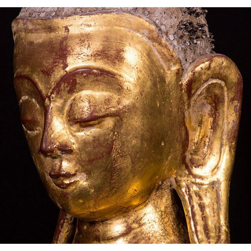 Antique Burmese Buddha Statue from Burma For Sale 6