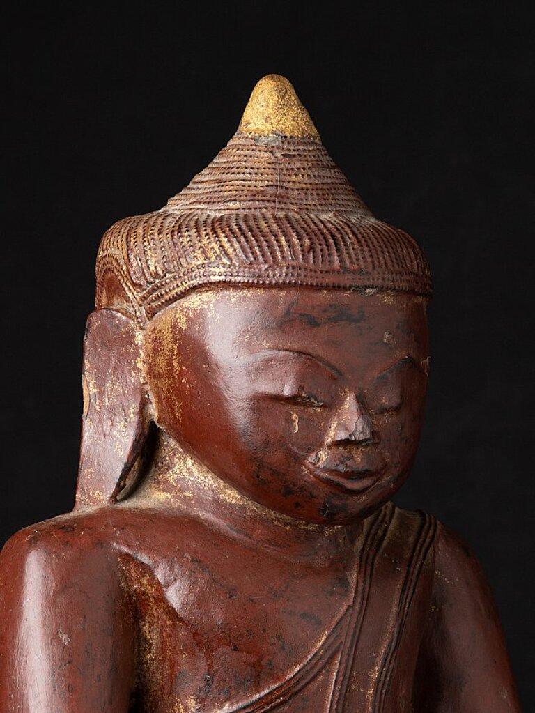 Antique Burmese Buddha statue from Burma For Sale 7