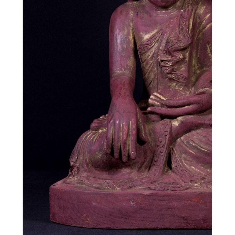 Antique Burmese Buddha Statue from Burma For Sale 7