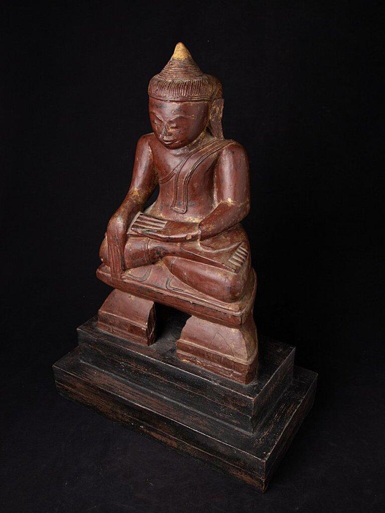 Antique Burmese Buddha statue from Burma For Sale 8