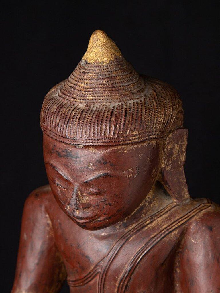 Antique Burmese Buddha statue from Burma For Sale 9