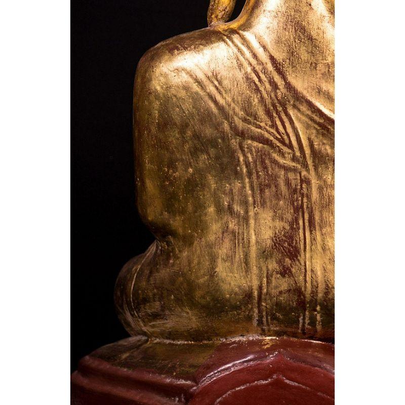 Antique Burmese Buddha Statue from Burma For Sale 9