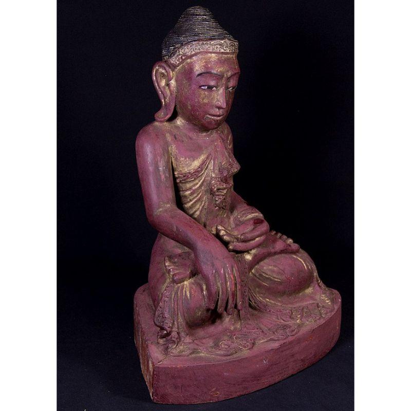 Antique Burmese Buddha Statue from Burma For Sale 9