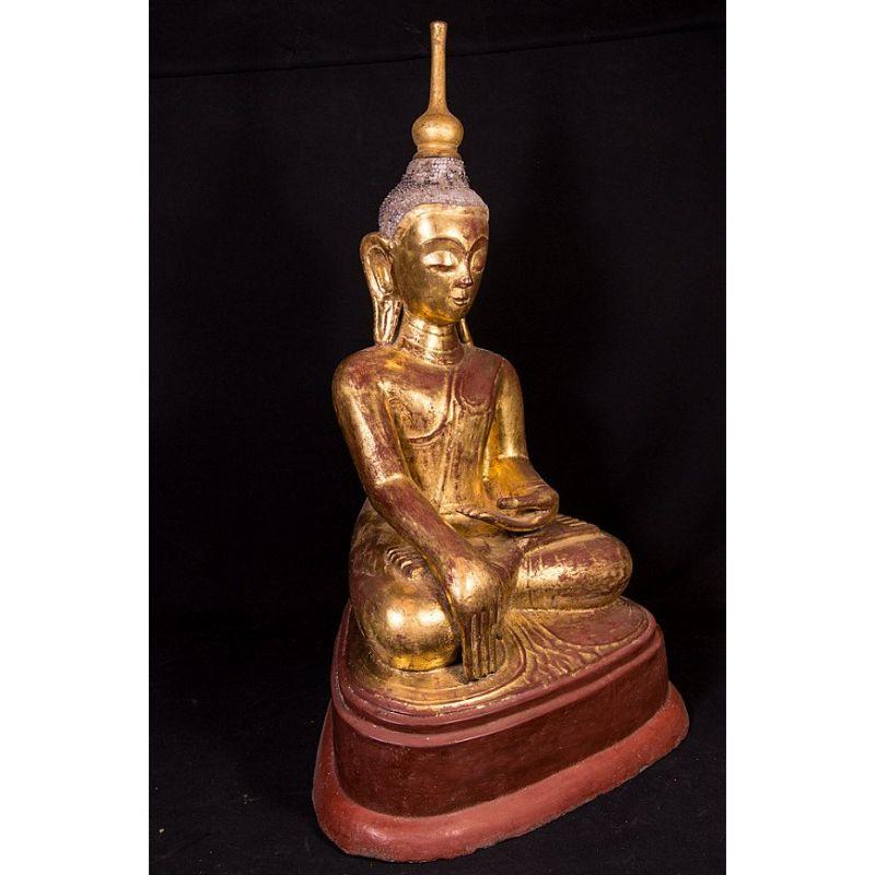 Antique Burmese Buddha Statue from Burma For Sale 10