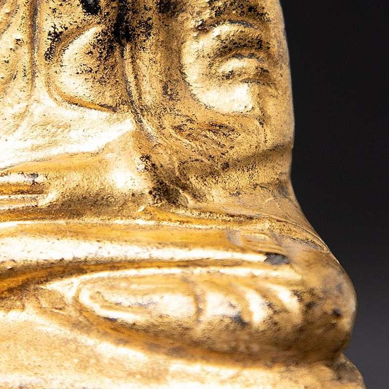 Antike burmesische Buddha-Statue aus Burma im Angebot 11
