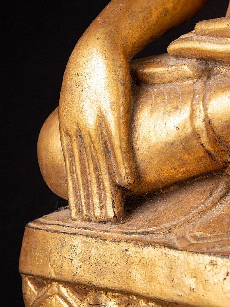 Antique Burmese Buddha Statue from Burma For Sale 14