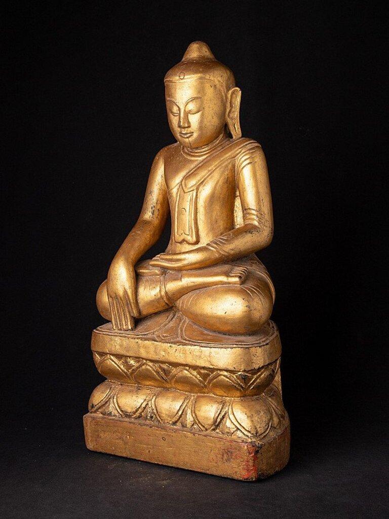 18th Century and Earlier Antique Burmese Buddha Statue from Burma For Sale