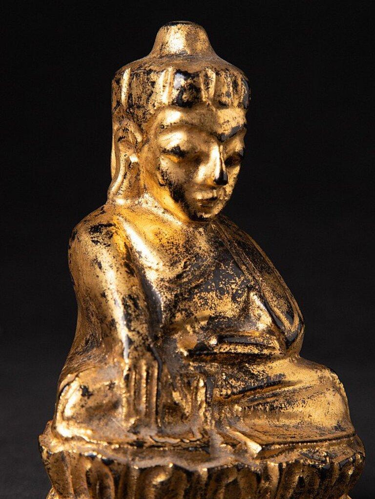 Antike burmesische Buddha-Statue aus Burma im Angebot 1