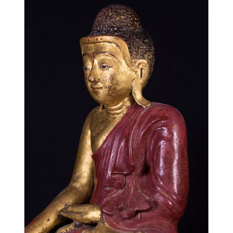 Antique Burmese Buddha Statue from Burma For Sale 3