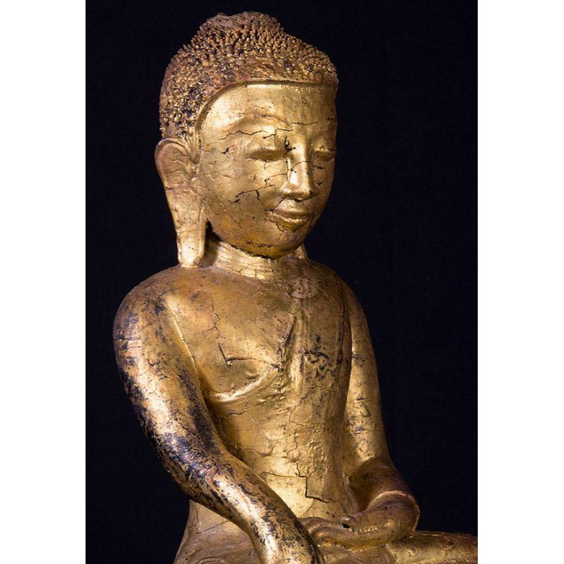 Antique Burmese Buddha Statue from Burma For Sale 4