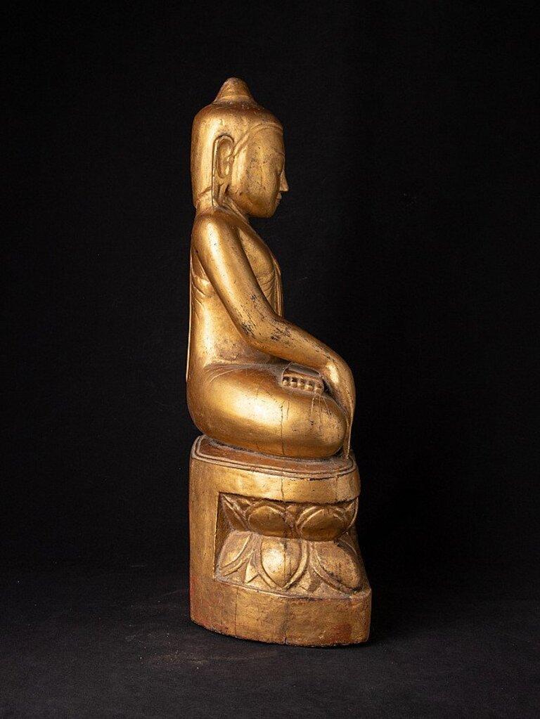 Antique Burmese Buddha Statue from Burma For Sale 4