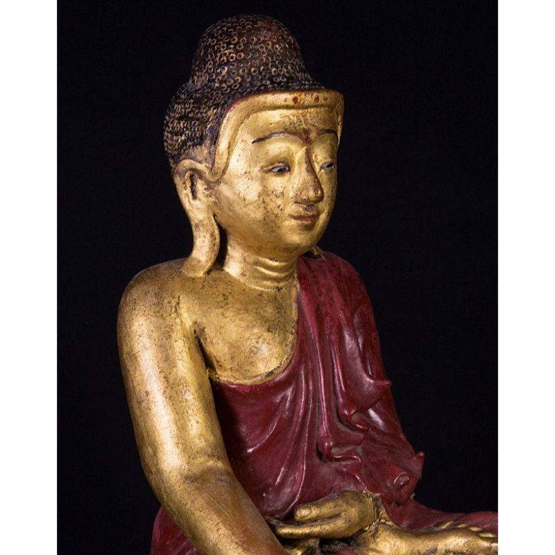 Antique Burmese Buddha Statue from Burma For Sale 4
