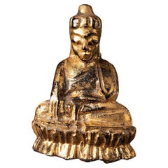Ancienne statue de Bouddha birman de Birmanie