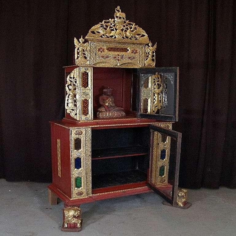 Antique Burmese Buddha Temple from Burma For Sale 1