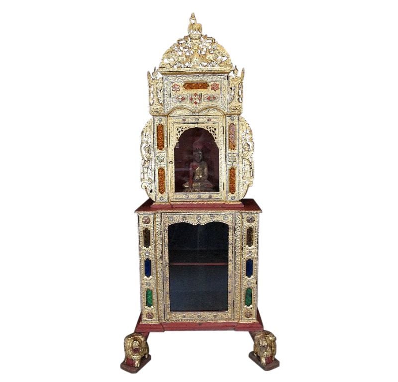 Antique Burmese Buddha Temple from Burma