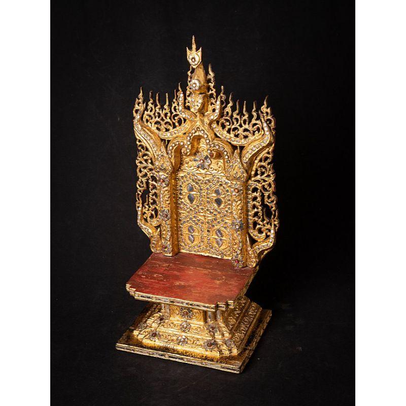 Antique Burmese Buddha Throne from Burma 5