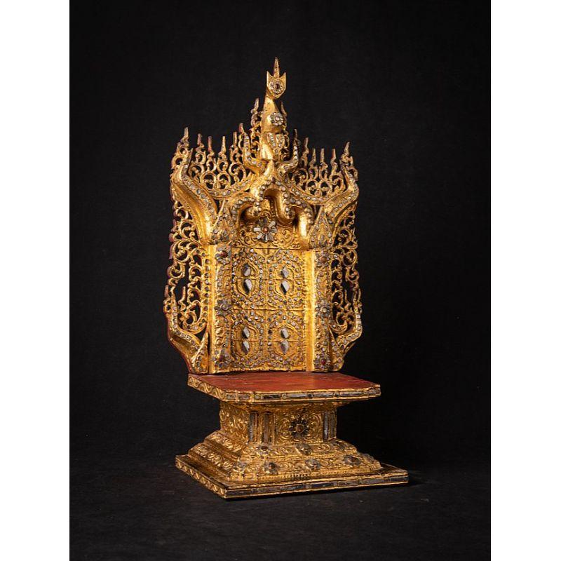 Antique Burmese Buddha Throne from Burma 1
