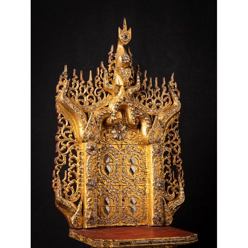 Antique Burmese Buddha Throne from Burma 2