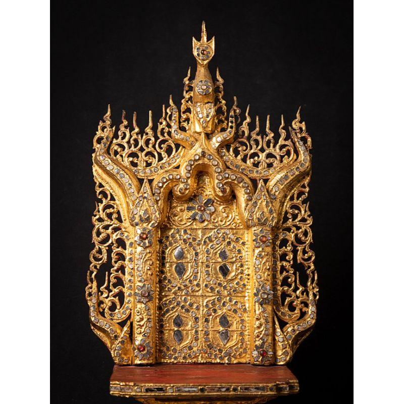 Antique Burmese Buddha Throne from Burma 3