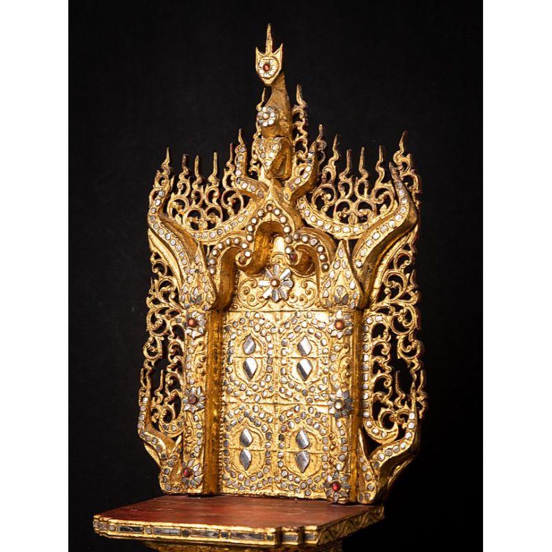 Antique Burmese Buddha Throne from Burma 4