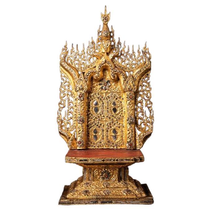 Antique Burmese Buddha Throne from Burma