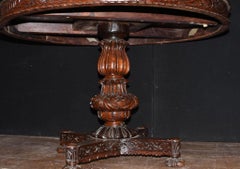 Antique Burmese Centre Table - Hand Carved Burma Circa 1860