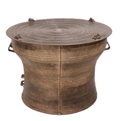 Antique Burmese Karen Frog Drum