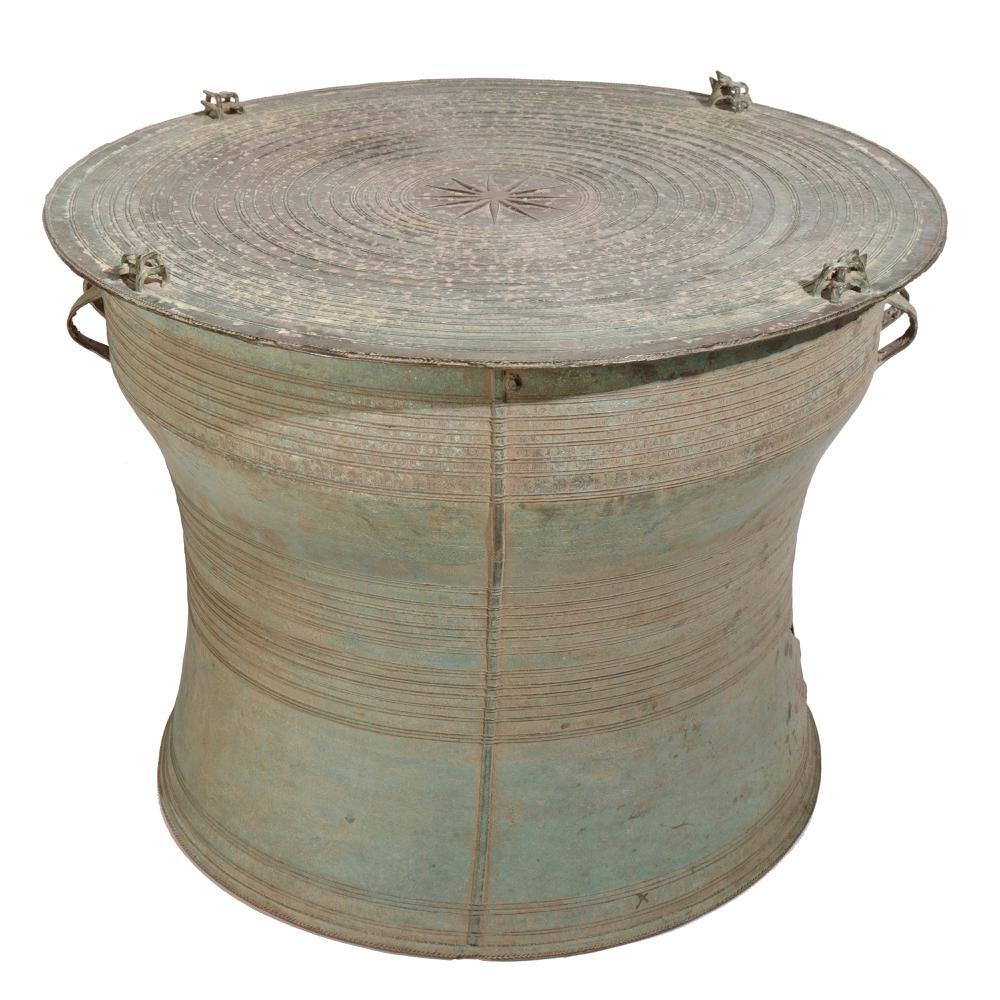 Antique Burmese Karen Frog Drum For Sale