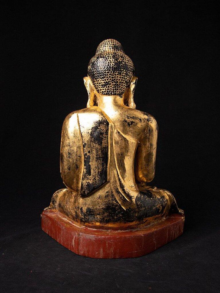 19th Century Antique Burmese Mandalay Buddha from Burma For Sale